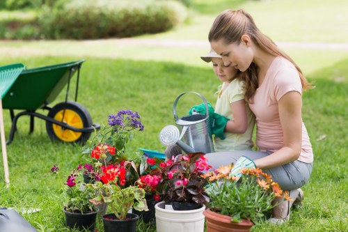 Pruning techniques in a Lee garden for healthy plant growth