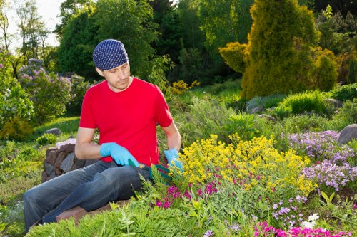 Close-up of accessible garden pathways suitable for wheelchairs and mobility aids